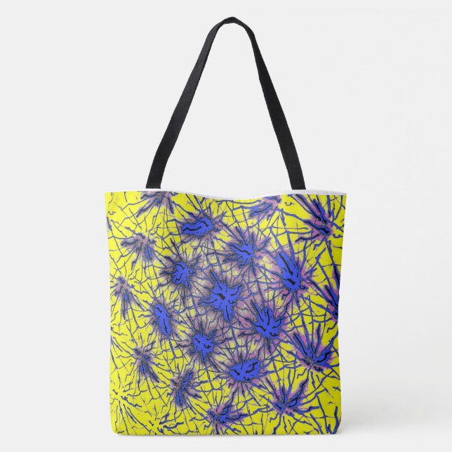 Neon Star Tote Tasche (Rückseite)