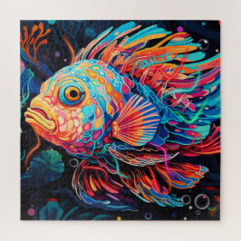🐙 Neon Stargazer Fish