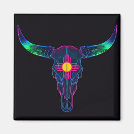 Neon Steer Magnet