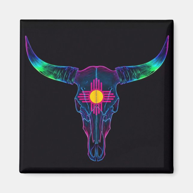 Neon Steer Magnet (Vorne)