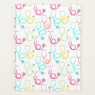 Neon Stethoscope Motif