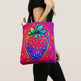 Neon Strawberry Pop Tasche