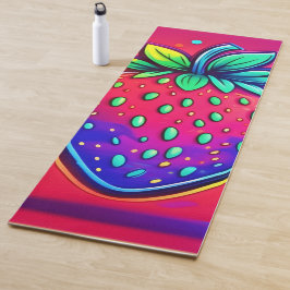 Neon Strawberry Pop Yogamatte