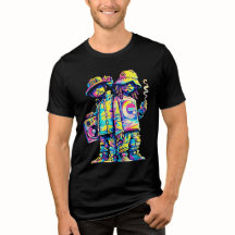 Neon Street Vibes Hip-Hop-Duo-Grafik
