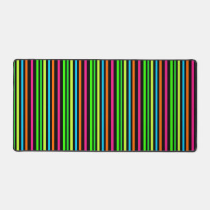 Neon-Streifenmuster Schreibtischunterlage