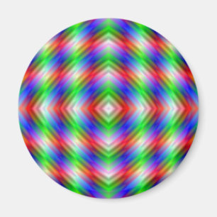 Neon Stripes Magnet