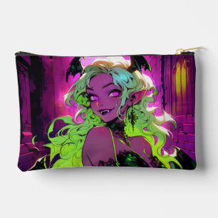 Neon Succubus Demon Anime Girl Zubehörtasche