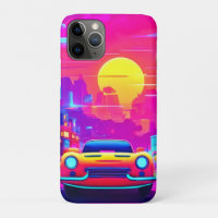 Neon Sunset City Drive