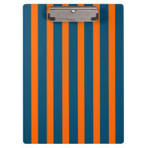 Neon Sunset Orange und Ocean Blue Cool Streifen