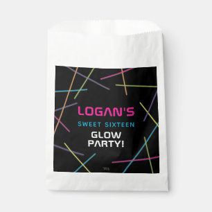 Neon Sweet 16 Geburtstag Glow Party Geschenktütchen