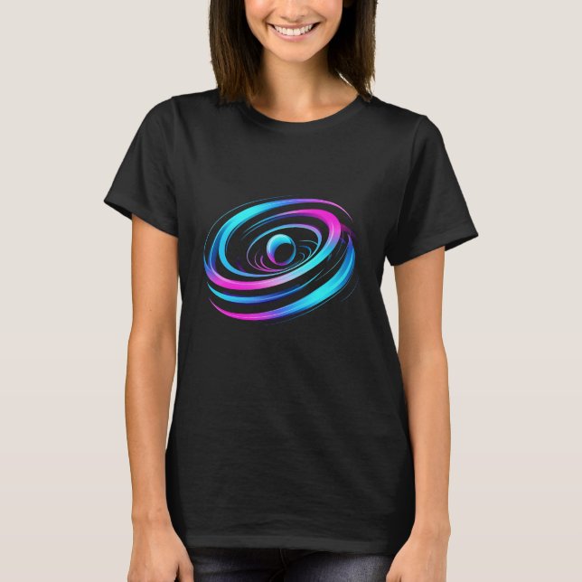 Neon Swirl Dreamscape T - Shirt (Vorderseite)