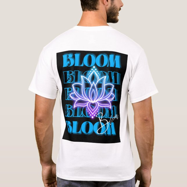 Neon T - Shirt blühen (Rückseite)
