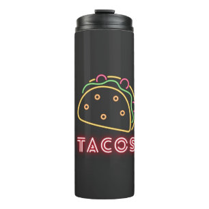 Neon Tacos Symbol Thermosbecher