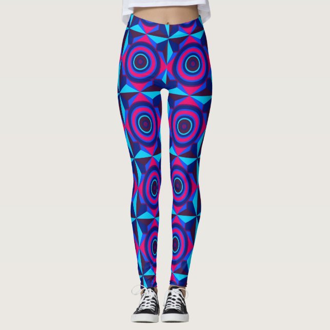 Neon Tech Pulse Leggings (Vorderseite)