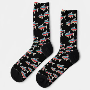 Neon Tetra Socken