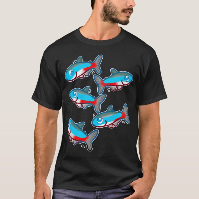 Neon Tetras T-Shirt (Vorderseite)