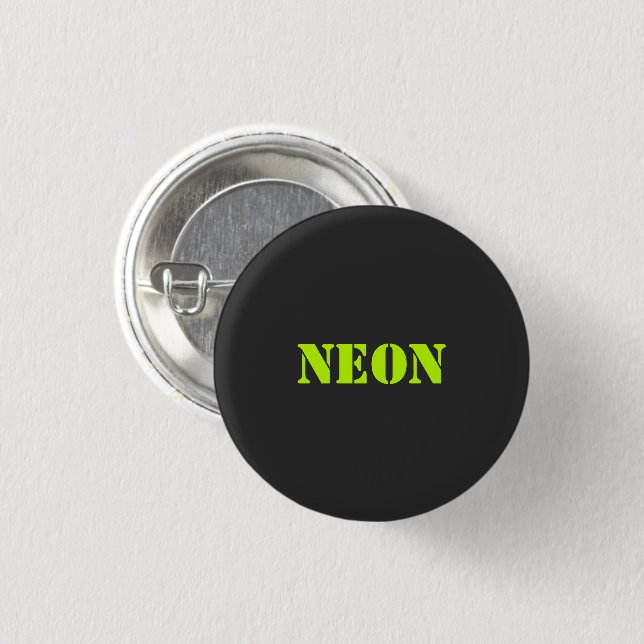 "neon" - TEXT & FARBE ZURÜCKSTELLEN - Schaltfläche Button (Vorne & Hinten)