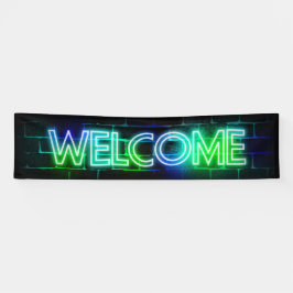 Neon Theme Willkommensbanner Banner