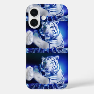 Neon-Tiger-DJ-Handyhülle – EDM-Festival Cyberpunk iPhone 16 Hülle