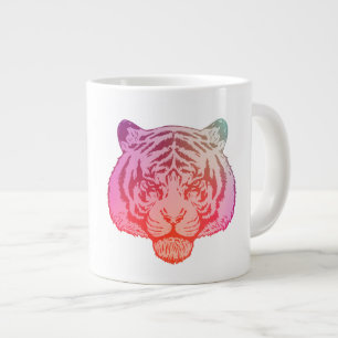 Neon-Tiger Jumbo-Tasse
