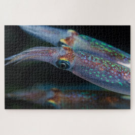 Neon Tintenfisch bei Nacht 20"x30"