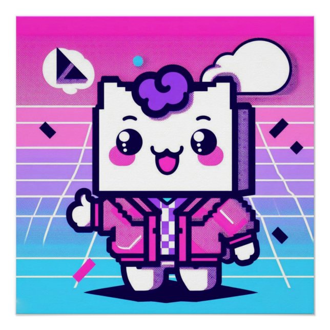 Neon Toast Poster (Vorderseite)