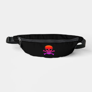 Neon-Totenkopf-Bauchtasche Bauchtasche