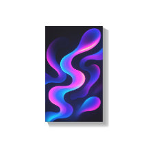 Neon-Träume Abstrakte Wandkunst | Moderne Farbigke