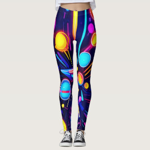 Neon-Träume - Psychedelische Formen und Farben Leggings