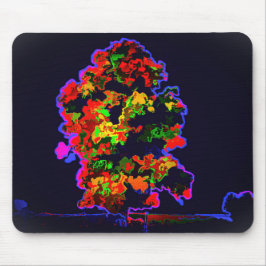 Neon Tree Explosion Mousepad