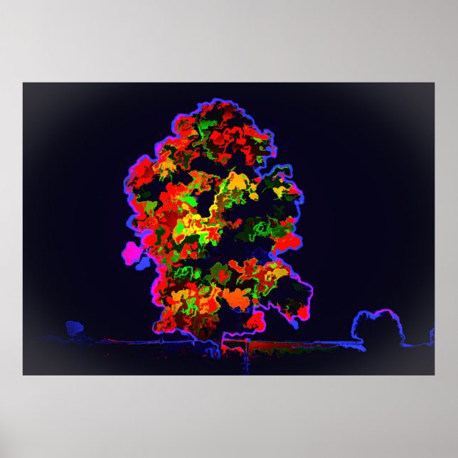 Neon Tree Explosion Poster (Vorne)
