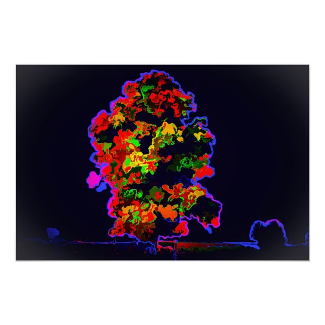 Neon Tree Explosion Poster (Vorderseite)