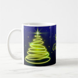 Neon Tree Happy Christmas Tree Mug Kaffeetasse