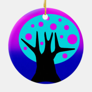 Neon Tree Keramik Ornament