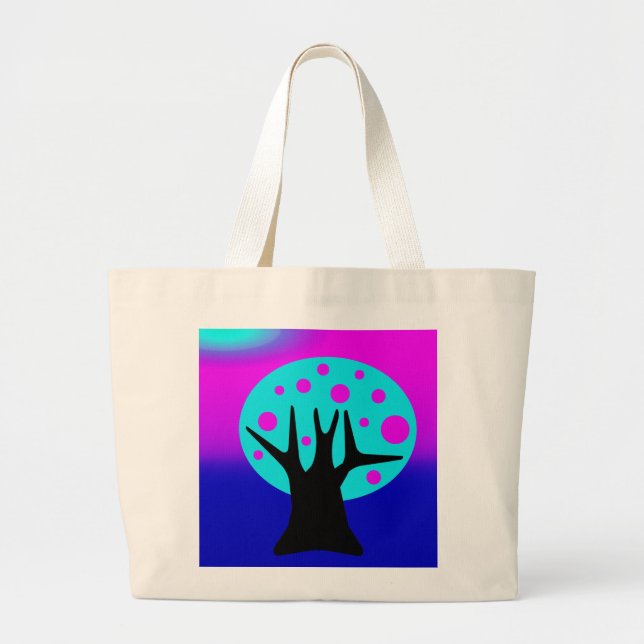 Neon Tree Tote Bag Jumbo Stoffbeutel (Vorne)
