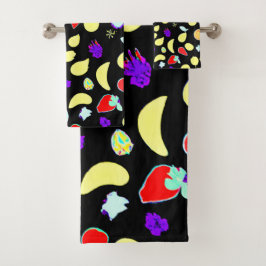 Neon Tropic Obstbrust Badhandtuch Set