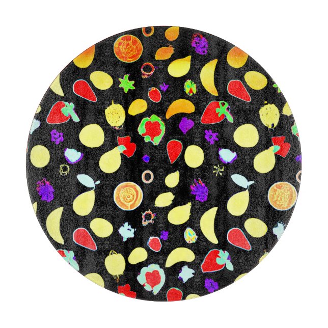 Neon Tropic Obstbrust Schneidebrett (Vorderseite)