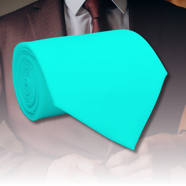 Neon Türkis Solid Color | Classic Krawatte (Von Creator hochgeladen)