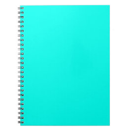 Neon Türkis Solid Color | Classic Notizblock