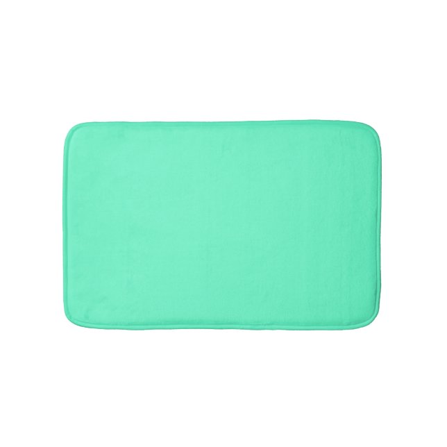Neon Turquoise Badematte (Vorderseite)