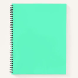 Neon Turquoise Notizbuch