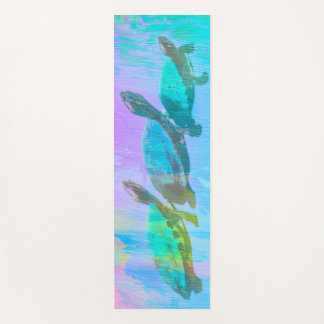 Neon Turtles Yogamatte