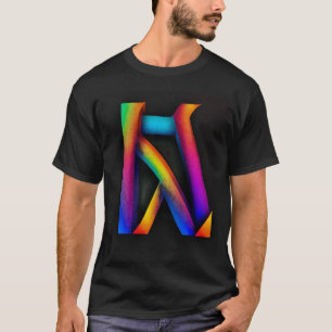 Neon Typografy Design - Bright & Bold Text T-Shirt