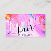 Neon Unicorn Holographic Thick Glitzer Tropfens Ha