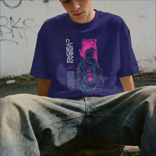 Neon-Urbaner Cyborg T-Shirt