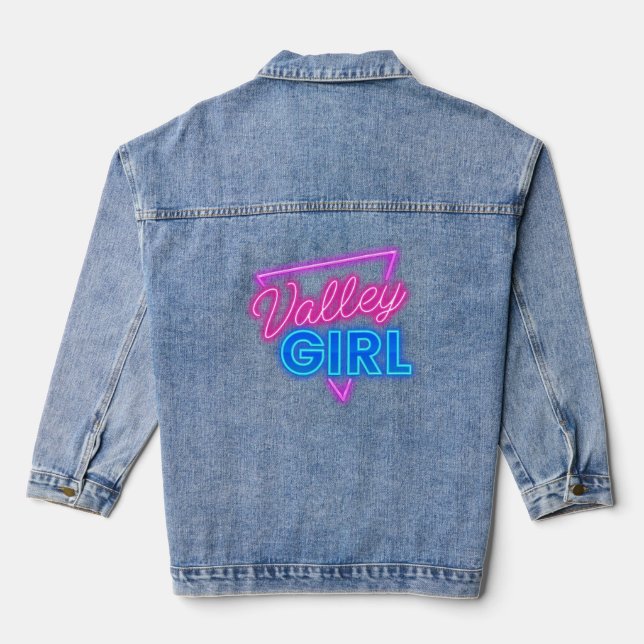 Neon Valley Girl Jeansjacke (Rückseite)