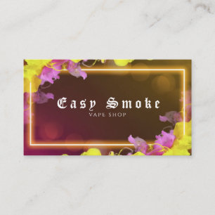 Neon Vape Shop Carte de visite