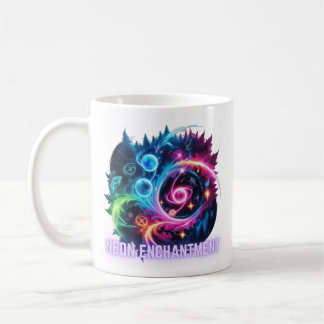 Neon-Verzauberung - Magie sichtbar gemacht Kaffeetasse