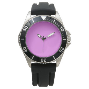Neon Violet Solid Color   Classic Armbanduhr