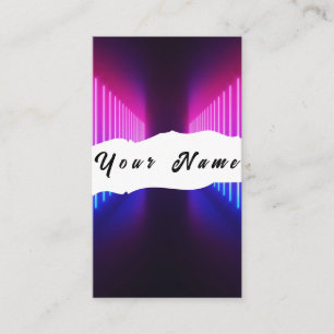 Neon Visitenkarte
